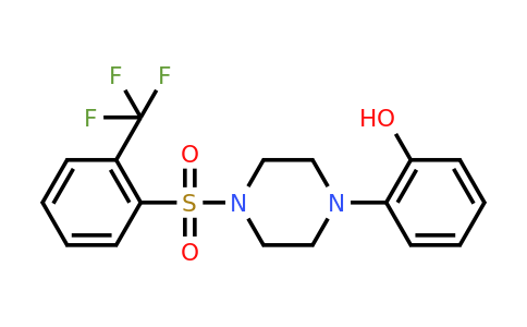 CAS 741731-74-8 | 2-{4-[2-(trifluoromethyl)benzenesulfonyl]piperazin-1-yl}phenol
