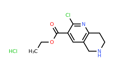 CAS 741736-99-2 | ethyl 2-chloro-5,6,7,8-tetrahydro-1,6-naphthyridine-3-carboxylate;hydrochloride