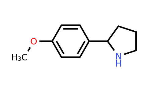 CAS 74190-66-2 | 2-(4-Methoxyphenyl)pyrrolidine