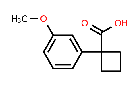 CAS 74205-43-9 | 1-(3-Methoxyphenyl)cyclobutanecarboxylic acid