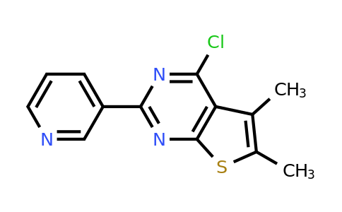 CAS 742094-64-0 | 3-{4-chloro-5,6-dimethylthieno[2,3-d]pyrimidin-2-yl}pyridine