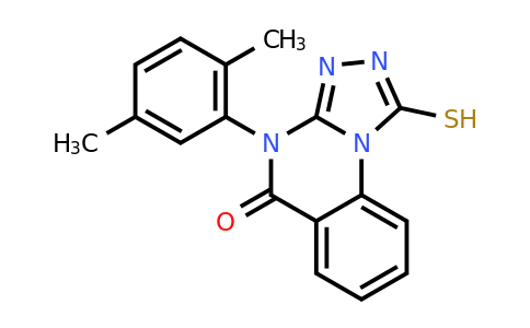 CAS 742094-72-0 | 4-(2,5-dimethylphenyl)-1-sulfanyl-4H,5H-[1,2,4]triazolo[4,3-a]quinazolin-5-one