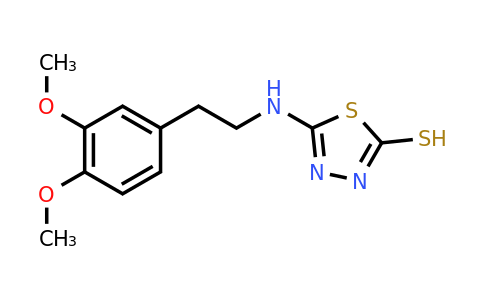 CAS 742094-74-2 | 5-{[2-(3,4-dimethoxyphenyl)ethyl]amino}-1,3,4-thiadiazole-2-thiol