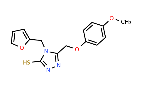 CAS 742094-75-3 | 4-[(furan-2-yl)methyl]-5-[(4-methoxyphenoxy)methyl]-4H-1,2,4-triazole-3-thiol