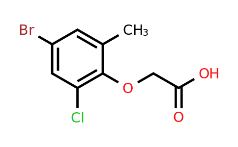 CAS 742094-84-4 | 2-(4-bromo-2-chloro-6-methylphenoxy)acetic acid