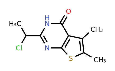 CAS 742118-88-3 | 2-(1-chloroethyl)-5,6-dimethyl-3H,4H-thieno[2,3-d]pyrimidin-4-one