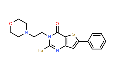 CAS 742118-91-8 | 3-[2-(morpholin-4-yl)ethyl]-6-phenyl-2-sulfanyl-3H,4H-thieno[3,2-d]pyrimidin-4-one