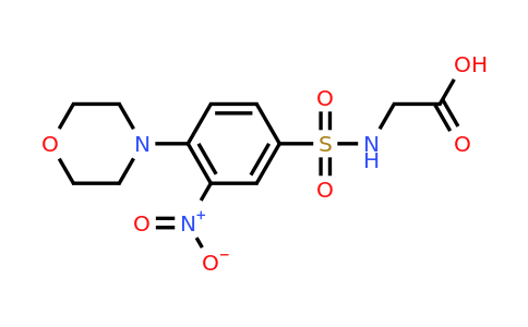 CAS 742119-98-8 | 2-[4-(morpholin-4-yl)-3-nitrobenzenesulfonamido]acetic acid
