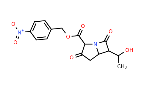 p-Nitrobenzyl-6-(1-hydroxyethyl)-1-azabicyclo(3.2.0)heptane-3,7-dione-2-carboxylate