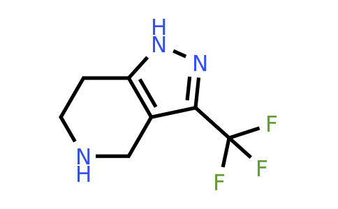 CAS 743419-80-9 | 3-(Trifluoromethyl)-4,5,6,7-tetrahydro-1H-pyrazolo[4,3-C]pyridine