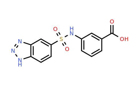CAS 743440-18-8 | 3-(1H-1,2,3-Benzotriazole-5-sulfonamido)benzoic acid