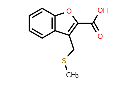 CAS 743440-27-9 | 3-[(methylsulfanyl)methyl]-1-benzofuran-2-carboxylic acid