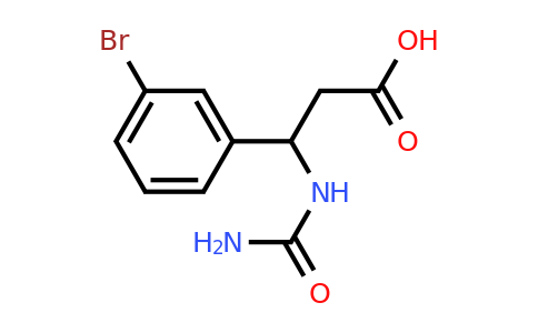 CAS 743440-59-7 | 3-(3-bromophenyl)-3-(carbamoylamino)propanoic acid