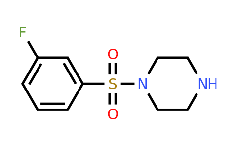 CAS 743441-88-5 | 1-(3-fluorobenzenesulfonyl)piperazine