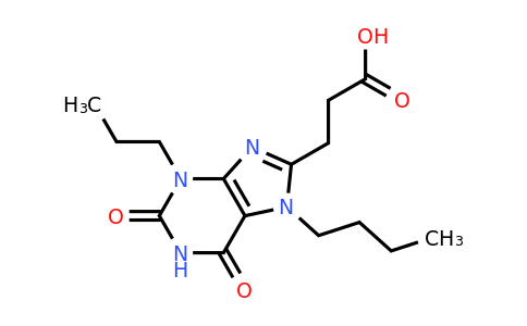 CAS 743441-95-4 | 3-(7-butyl-2,6-dioxo-3-propyl-2,3,6,7-tetrahydro-1H-purin-8-yl)propanoic acid