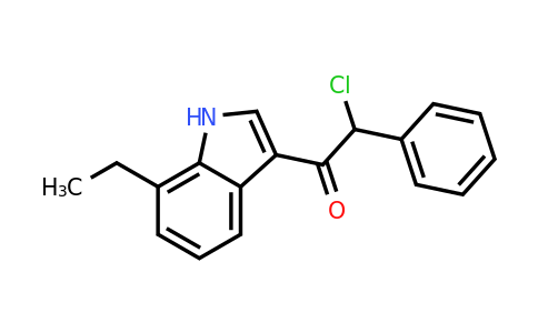CAS 743441-97-6 | 2-chloro-1-(7-ethyl-1H-indol-3-yl)-2-phenylethan-1-one