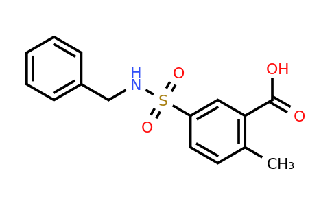 CAS 743441-99-8 | 5-(benzylsulfamoyl)-2-methylbenzoic acid