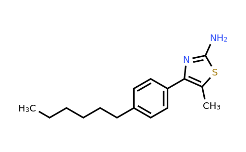 CAS 743444-25-9 | 4-(4-hexylphenyl)-5-methyl-1,3-thiazol-2-amine