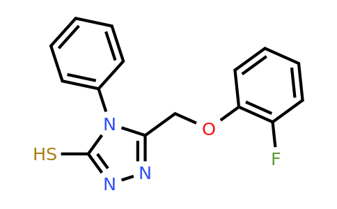 CAS 743444-27-1 | 5-[(2-fluorophenoxy)methyl]-4-phenyl-4H-1,2,4-triazole-3-thiol