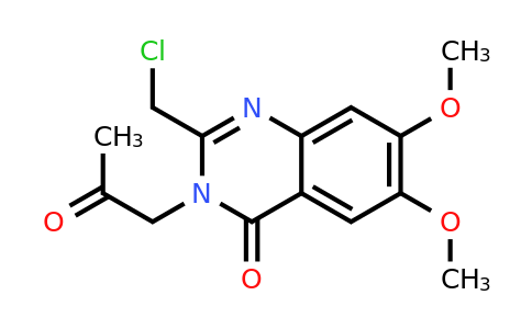 CAS 743444-30-6 | 2-(chloromethyl)-6,7-dimethoxy-3-(2-oxopropyl)-3,4-dihydroquinazolin-4-one