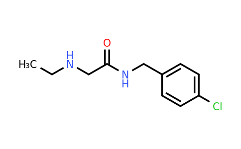 CAS 743444-39-5 | N-[(4-Chlorophenyl)methyl]-2-(ethylamino)acetamide