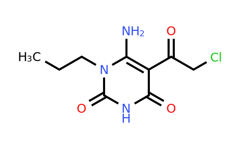 CAS 743444-45-3 | 6-amino-5-(2-chloroacetyl)-1-propyl-1,2,3,4-tetrahydropyrimidine-2,4-dione