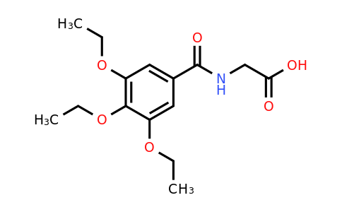 CAS 743444-76-0 | 2-[(3,4,5-triethoxyphenyl)formamido]acetic acid