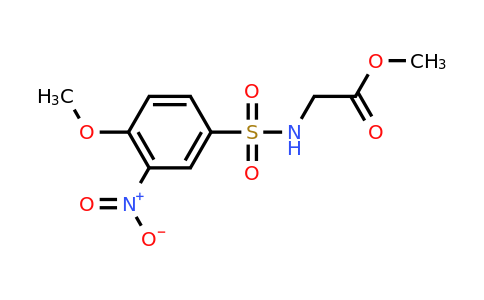 CAS 743451-28-7 | methyl 2-(4-methoxy-3-nitrobenzenesulfonamido)acetate