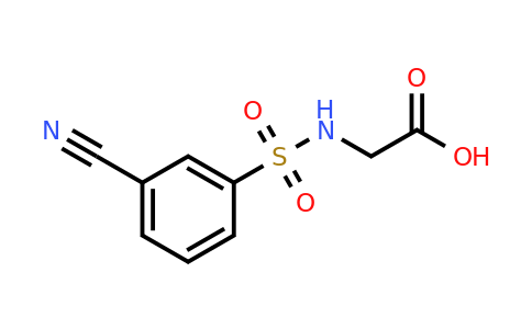 CAS 743452-18-8 | 2-(3-cyanobenzenesulfonamido)acetic acid
