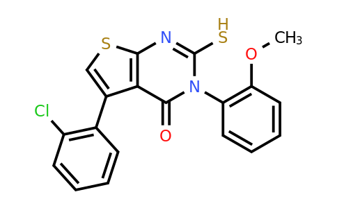 CAS 743452-23-5 | 5-(2-chlorophenyl)-3-(2-methoxyphenyl)-2-sulfanyl-3H,4H-thieno[2,3-d]pyrimidin-4-one