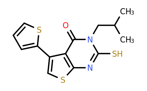 CAS 743452-26-8 | 3-(2-methylpropyl)-2-sulfanyl-5-(thiophen-2-yl)-3H,4H-thieno[2,3-d]pyrimidin-4-one