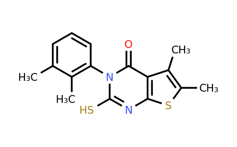 CAS 743452-27-9 | 3-(2,3-dimethylphenyl)-5,6-dimethyl-2-sulfanyl-3H,4H-thieno[2,3-d]pyrimidin-4-one