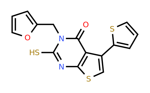 CAS 743452-36-0 | 3-[(furan-2-yl)methyl]-2-sulfanyl-5-(thiophen-2-yl)-3H,4H-thieno[2,3-d]pyrimidin-4-one