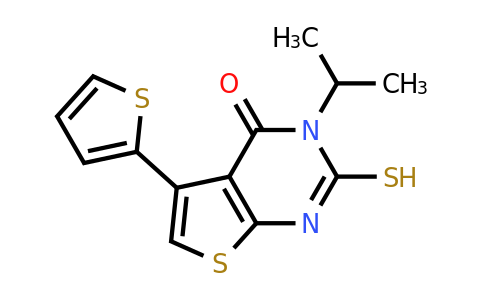 CAS 743452-39-3 | 3-(propan-2-yl)-2-sulfanyl-5-(thiophen-2-yl)-3H,4H-thieno[2,3-d]pyrimidin-4-one