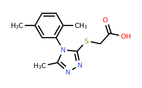 CAS 743452-44-0 | 2-{[4-(2,5-dimethylphenyl)-5-methyl-4H-1,2,4-triazol-3-yl]sulfanyl}acetic acid