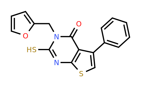 CAS 743452-46-2 | 3-[(furan-2-yl)methyl]-5-phenyl-2-sulfanyl-3H,4H-thieno[2,3-d]pyrimidin-4-one