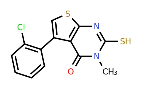 CAS 743452-49-5 | 5-(2-chlorophenyl)-3-methyl-2-sulfanyl-3H,4H-thieno[2,3-d]pyrimidin-4-one
