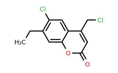 CAS 743452-53-1 | 6-chloro-4-(chloromethyl)-7-ethyl-2H-chromen-2-one