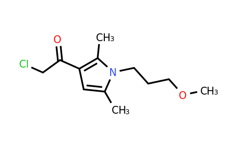 CAS 743453-21-6 | 2-Chloro-1-(1-(3-methoxypropyl)-2,5-dimethyl-1H-pyrrol-3-yl)ethanone
