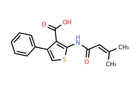 CAS 743453-44-3 | 2-(3-methylbut-2-enamido)-4-phenylthiophene-3-carboxylic acid