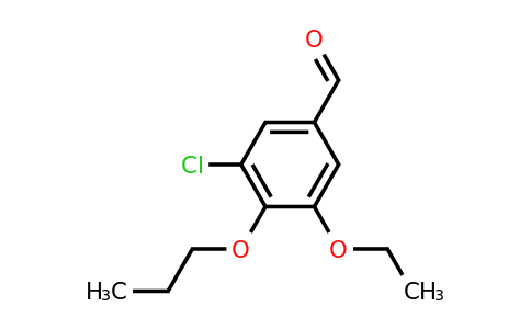 CAS 743456-82-8 | 3-chloro-5-ethoxy-4-propoxybenzaldehyde