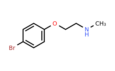 CAS 743456-85-1 | [2-(4-bromophenoxy)ethyl](methyl)amine