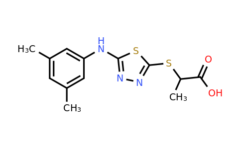 CAS 743457-06-9 | 2-({5-[(3,5-dimethylphenyl)amino]-1,3,4-thiadiazol-2-yl}sulfanyl)propanoic acid