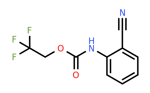 CAS 743471-41-2 | 2,2,2-Trifluoroethyl N-(2-cyanophenyl)carbamate