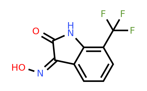 CAS 74396-78-4 | 3-(Hydroxyimino)-7-(trifluoromethyl)indolin-2-one