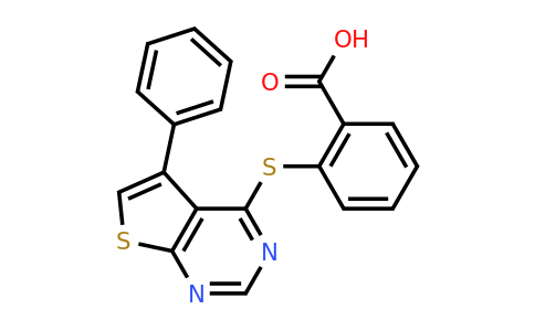 CAS 744203-98-3 | 2-({5-phenylthieno[2,3-d]pyrimidin-4-yl}sulfanyl)benzoic acid