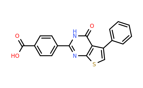 CAS 744204-83-9 | 4-{4-oxo-5-phenyl-3H,4H-thieno[2,3-d]pyrimidin-2-yl}benzoic acid