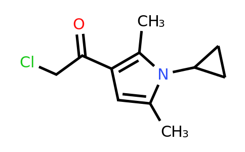 CAS 744227-04-1 | 2-Chloro-1-(1-cyclopropyl-2,5-dimethyl-1H-pyrrol-3-yl)ethanone