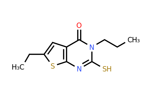 CAS 744242-00-0 | 6-ethyl-3-propyl-2-sulfanyl-3H,4H-thieno[2,3-d]pyrimidin-4-one