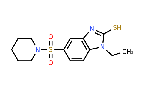 CAS 744242-76-0 | 1-ethyl-5-(piperidine-1-sulfonyl)-1H-1,3-benzodiazole-2-thiol